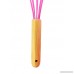 COOKIECUTTERKINGDOM Pink Wooden Kitchen Whisk. Wired Silicon Whisk Perfect for Blending Stirring and Beating. Beautiful Wood Handle and Smooth Feel. - B00QA87LQ2